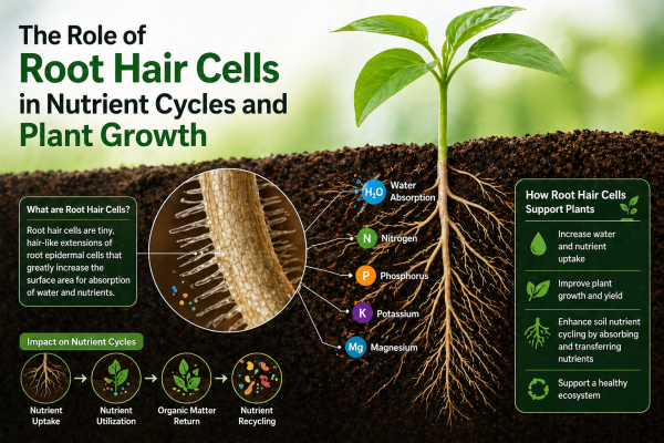 The Role of Root Hair Cells in Nutrient Cycles and Plant Growth