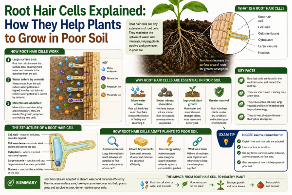Root Hair Cells Explained: How They Help Plants to Grow in Poor Soil
