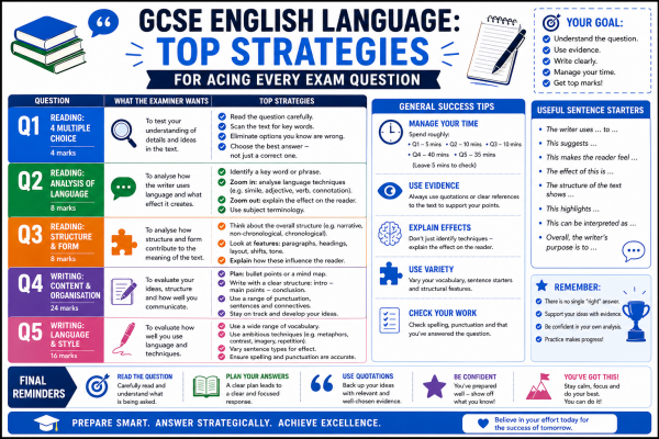 GCSE English Language: Top Strategies for Acing Every Exam Question