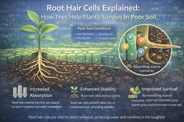 Root Hair Cells Explained: How They Help Plants to Grow in Poor Soil